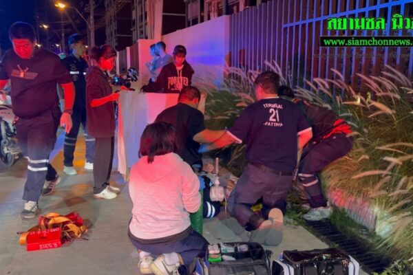 ชลบุรี SUV สุดใจดำชนคนเดินเท้า ทิ้งนอนดับกลางถนน ขับหนีไร้เหลียวแล